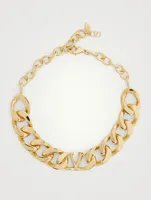 VLOGO Curb Chain Choker Necklace