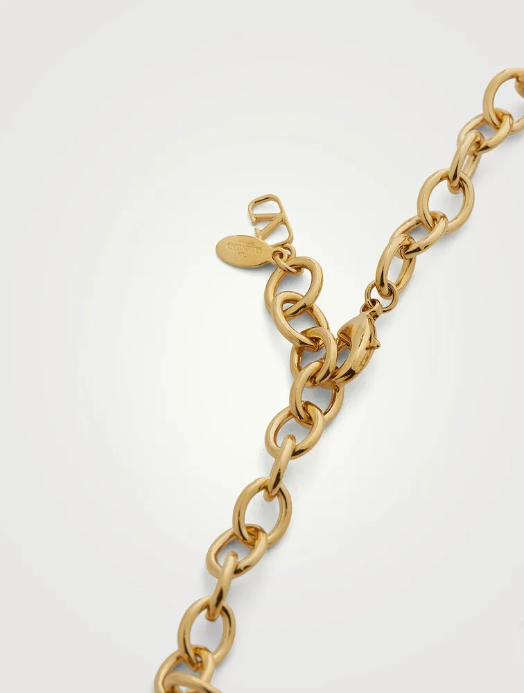 VLOGO Curb Chain Choker Necklace