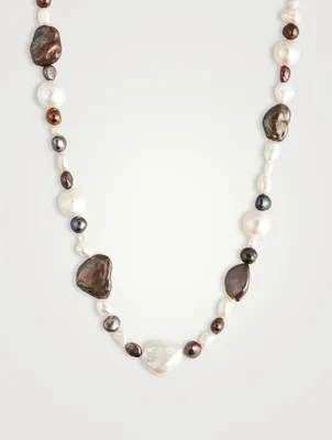 Earth Necklace With Pearls