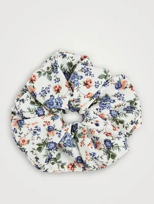 Oversized Scrunchie In Floral Print