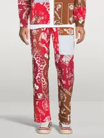 Super Patchwork Drawstring Pants