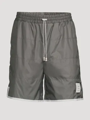 Quilted Ripstop Track Shorts
