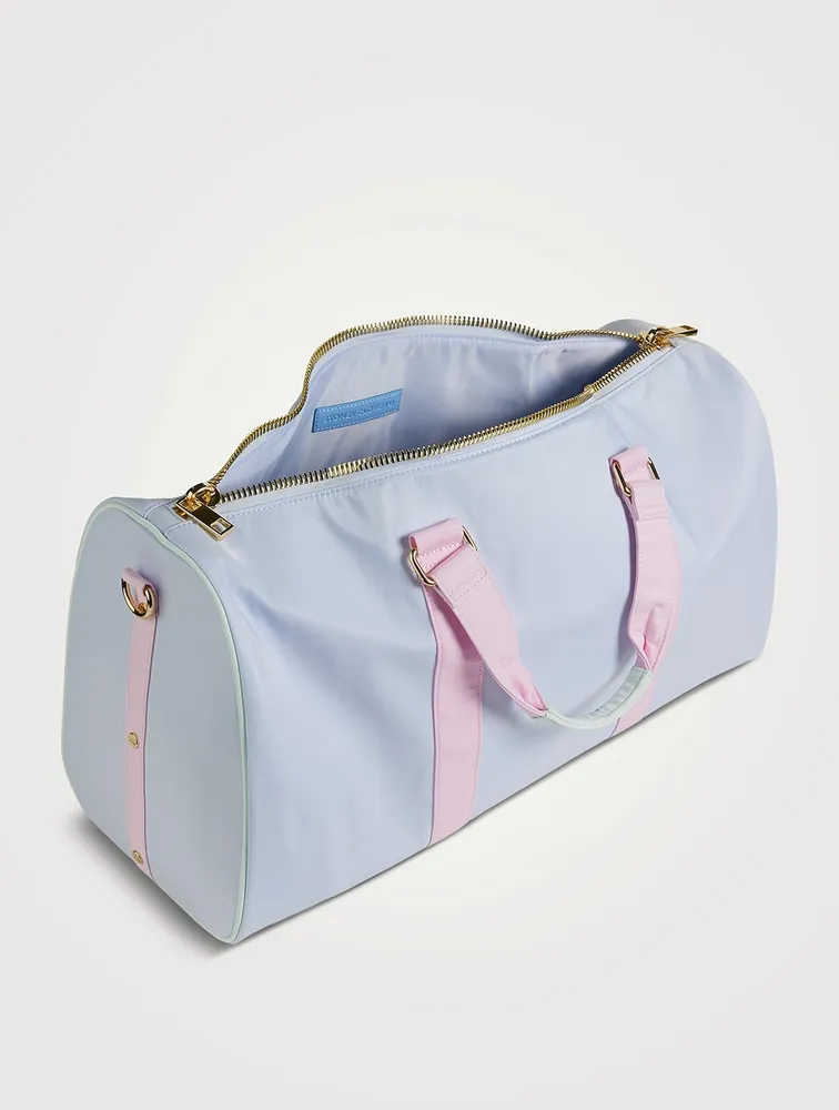 Classic Colourblock Nylon Duffle Bag