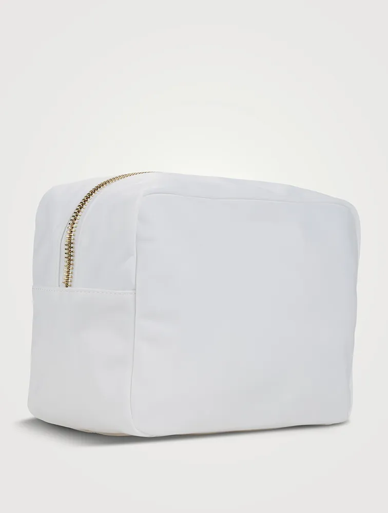 Large Nylon Pouch With Mrs Lettering