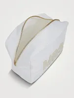 Large Nylon Pouch With Mrs Lettering