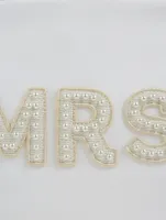 Large Nylon Pouch With Mrs Lettering