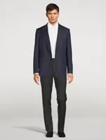 Wool Peak-Lapel Jacket