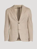 Linen-Blend Jacket