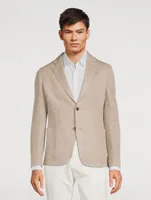 Linen-Blend Jacket