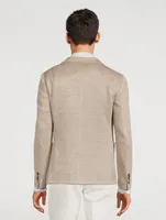 Linen-Blend Jacket