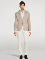 Linen-Blend Jacket