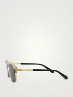 Square Optical Glasses With Sun Clips