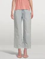 Le Jane High-Waisted Crop Jeans