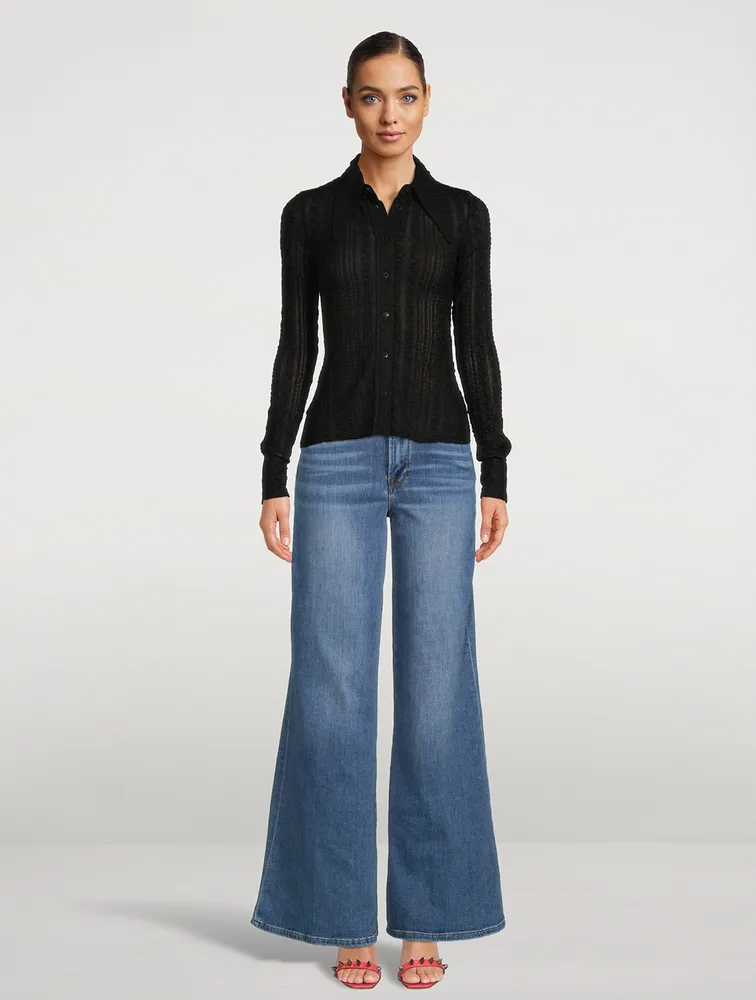 Le Palazzo Wide-Leg Jeans