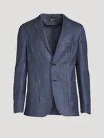 Wool Silk And Linen Jacket