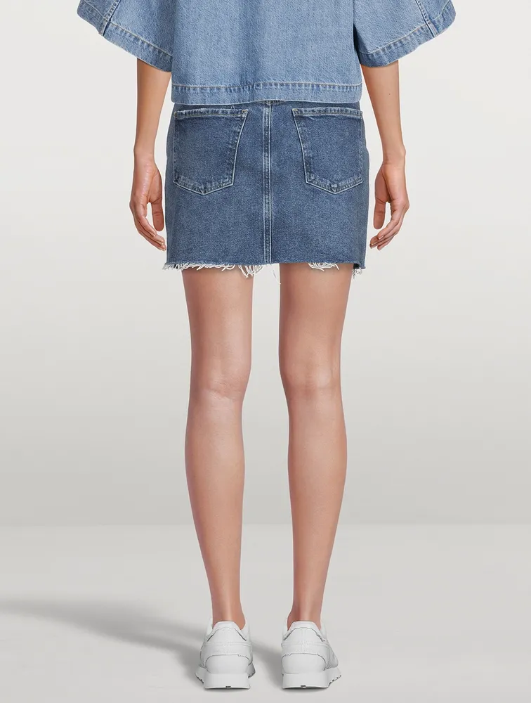 Beatnik Denim Mini Skirt