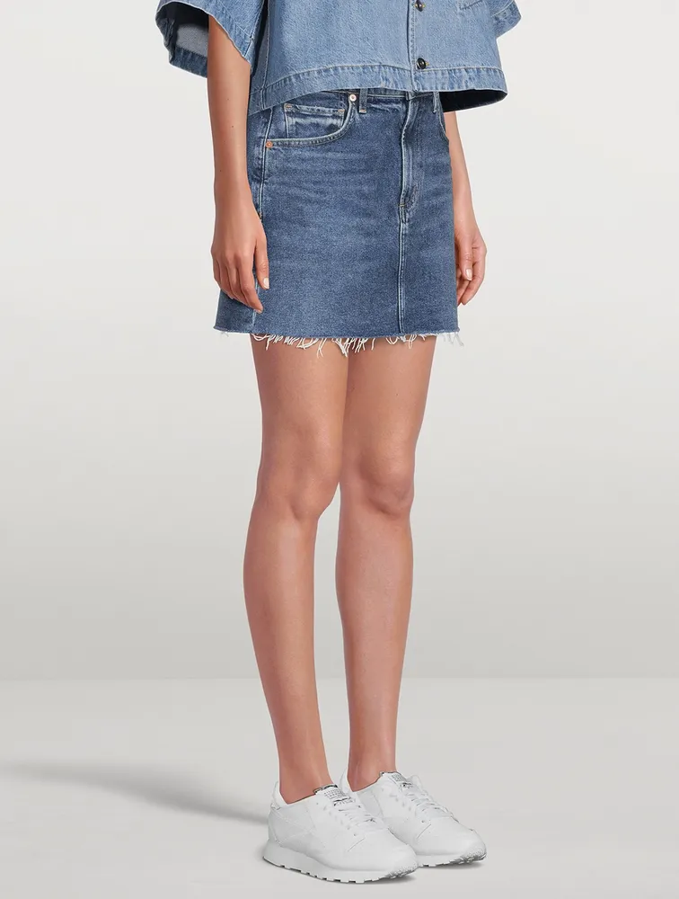 CITIZENS OF HUMANITY Beatnik Denim Mini Skirt