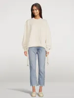 Riley High-Rise Straight-Leg Cropped Jeans