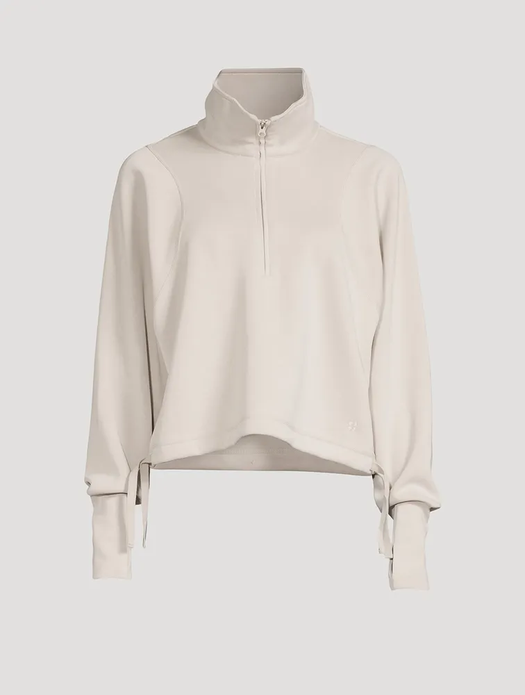 SWEATY BETTY Sand Wash Half-Zip Sweatshirt