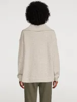 Restful Boucle Half-Zip Sweatshirt