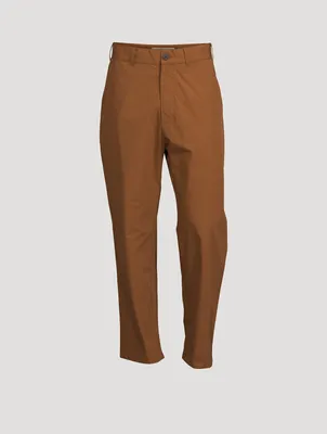 Bill Cotton Slim-Fit Pants