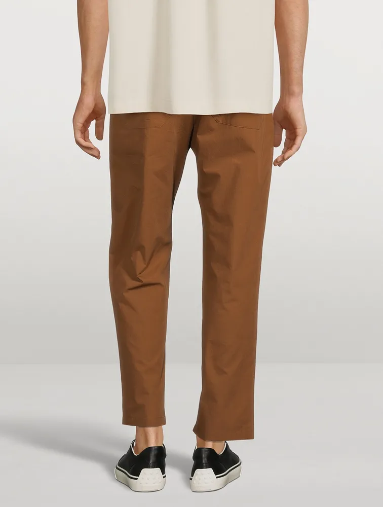 Bill Cotton Slim-Fit Pants