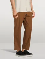 Bill Cotton Slim-Fit Pants