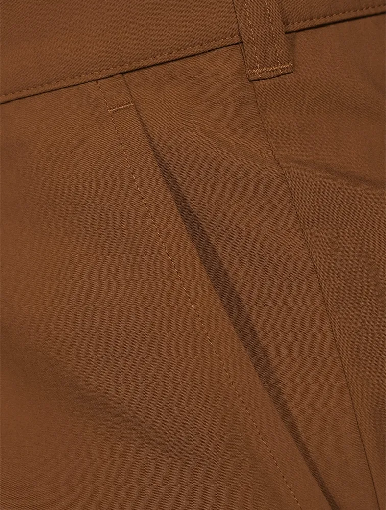 Bill Cotton Slim-Fit Pants