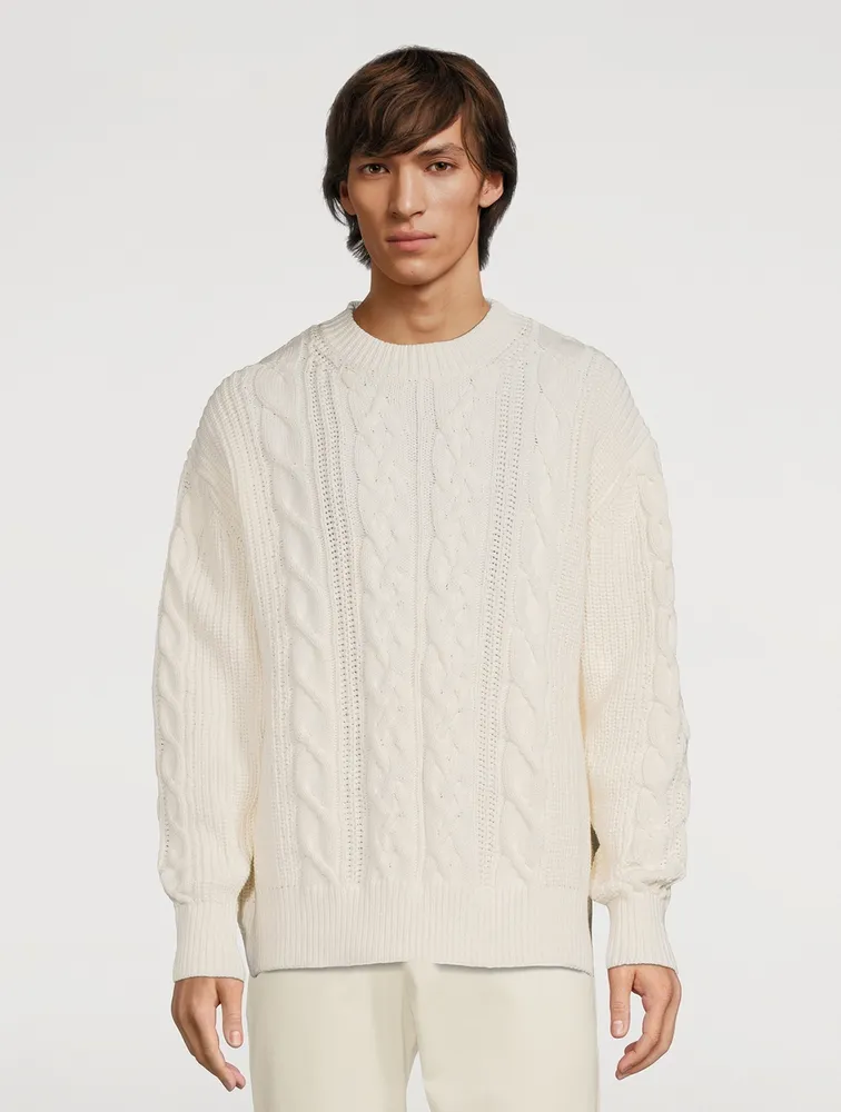 Cure Cotton Cable-Knit Sweater