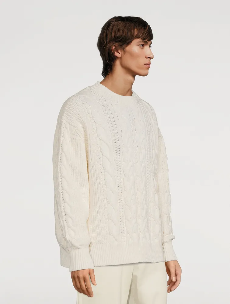 Cure Cotton Cable-Knit Sweater