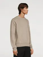 Sorello Wool And Cotton Crewneck Sweater