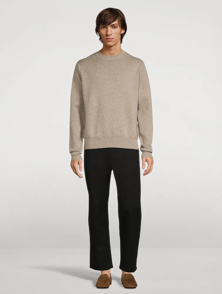 Sorello Wool And Cotton Crewneck Sweater