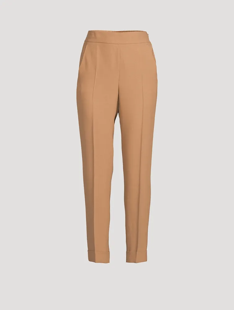 Chris Tapered Crepe Trousers