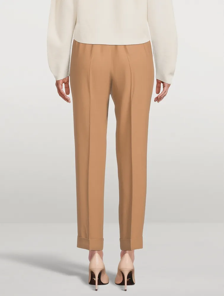 Chris Tapered Crepe Trousers