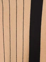 Stripe Jacquard Cashmere Sweater