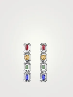 Chroma Crystal Drop Earrings