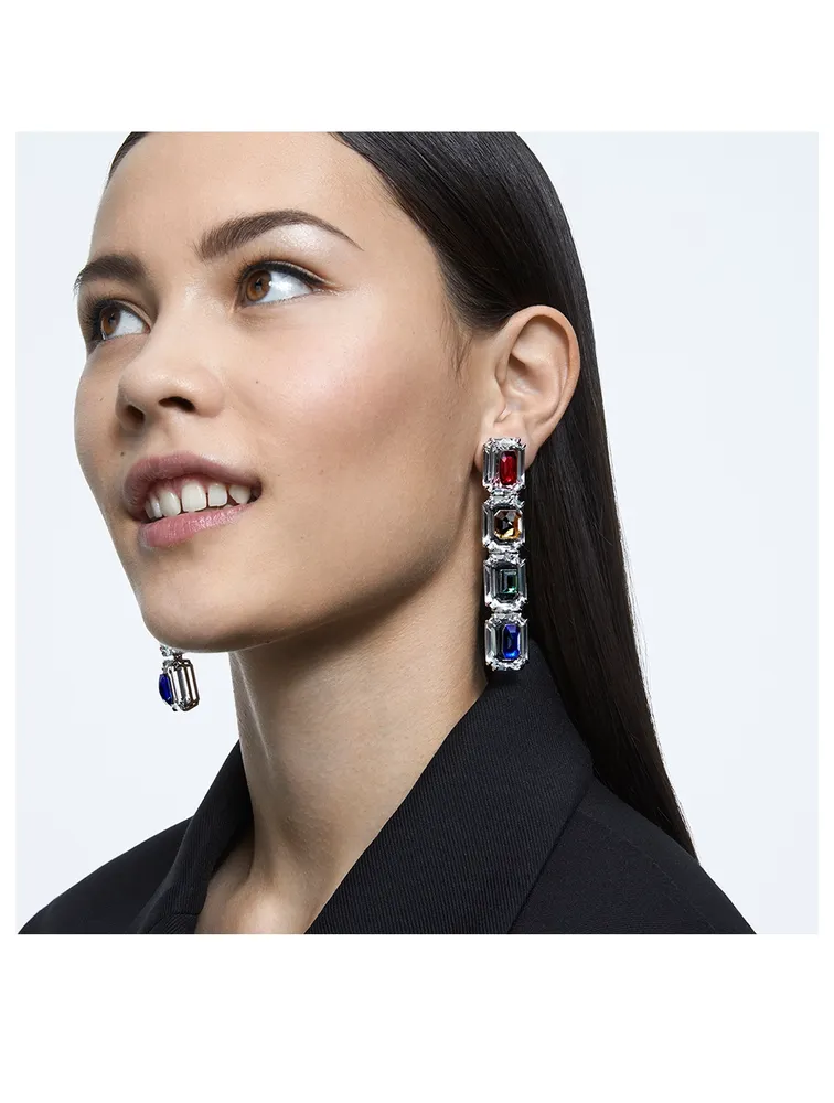 Chroma Crystal Drop Earrings