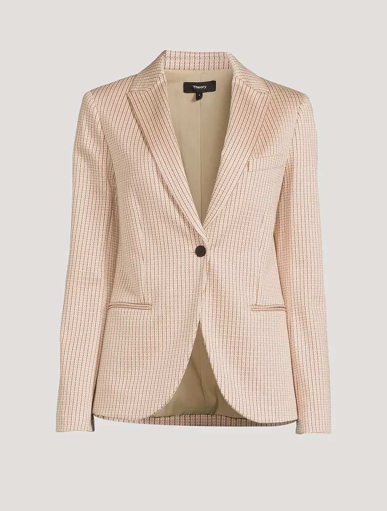 Staple Blazer Check Print