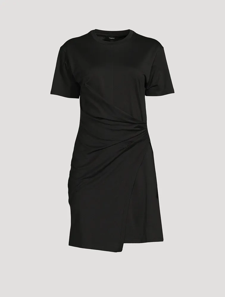 Draped T-Shirt Dress