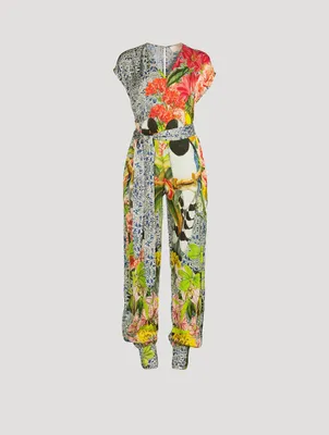 Maena Jumpsuit Bird Print