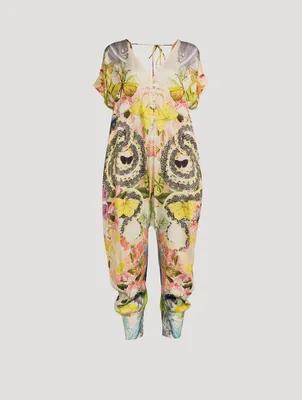 Sera Jumpsuit Garden Snake Print