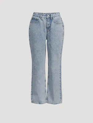 Good '90s Duster Straight-Leg Jeans
