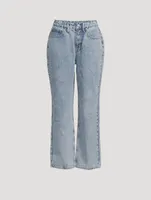 Good '90s Duster Straight-Leg Jeans