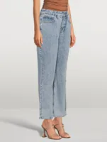 Good '90s Duster Straight-Leg Jeans