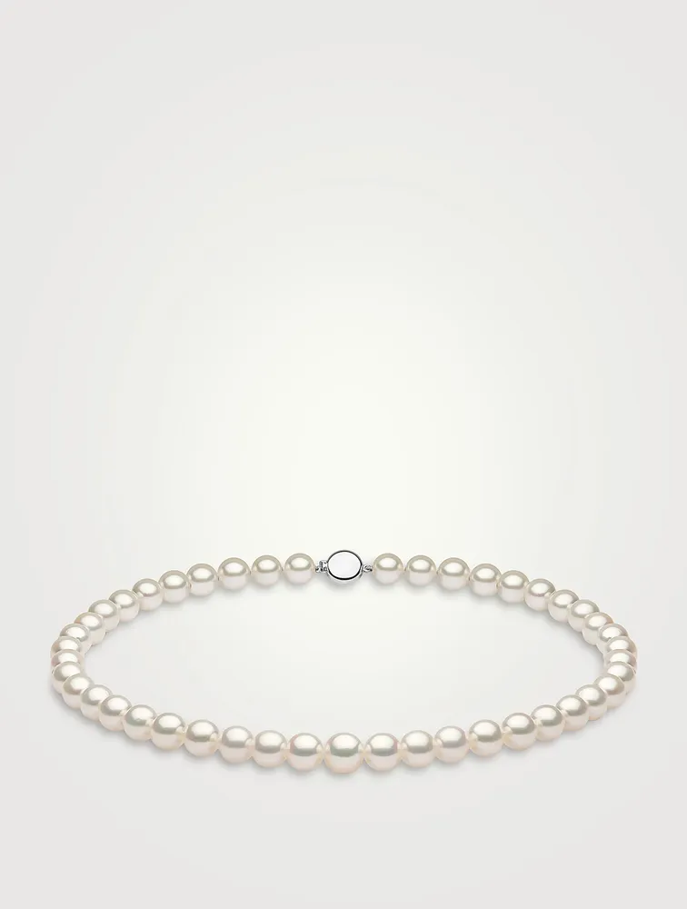 18K White Gold South Sea Pearl Necklace