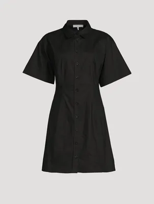 Seam Detail Shirt Dress