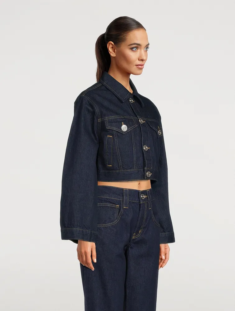 Oversized Detail Denim Jacket