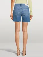 Sarah Longline Denim Shorts