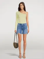 Sarah Longline Denim Shorts