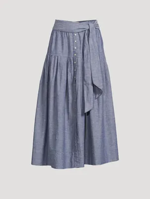 The Western Highland Midi Skirt